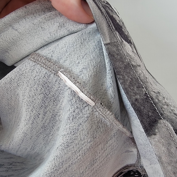 Desigual Collage Arty Photo Double Layer Short Sleeve  Women's Size Large Medium - Picture 7 of 11